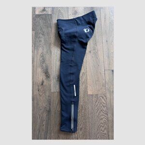 Pearl Izumi Fleece Lined Padded Cycling Tights Black Reflective Size S NWOT